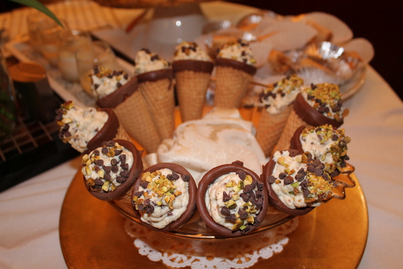 Cannoli Cones Dipped in Chocolate