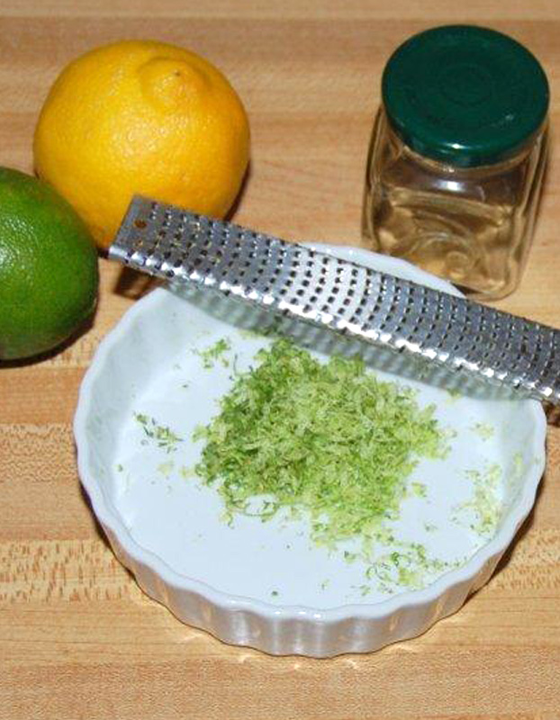 cooking tip Lemon and Lime Zest