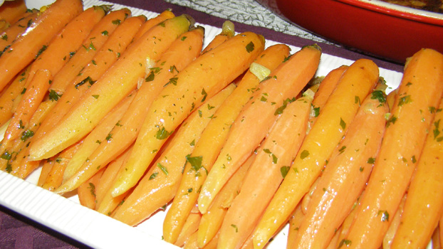 Winter Dinner Party Roasted Carrots