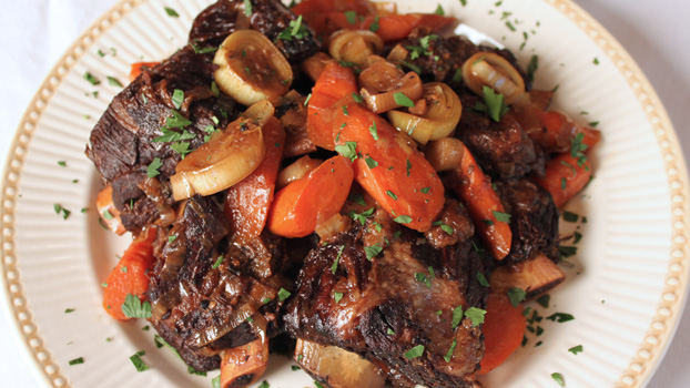 Braised Asian Beef Short Ribs with Soy and Ginger
